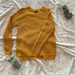 Rue 21 Mustard Yellow Sweater